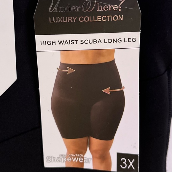 UnderWhere Luxury Intimates & Sleepwear Underwhere Luxury Collection High Waist Scuba Long